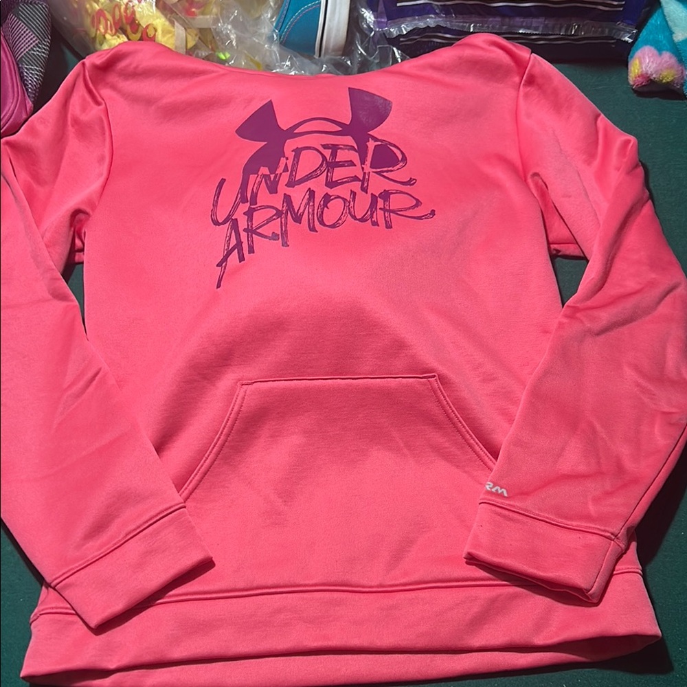 Under Armour Pink Sweatshirt